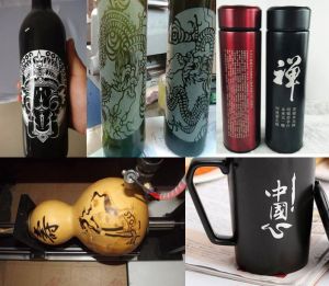 周口商水县酒瓶葫芦工艺品激光雕刻机